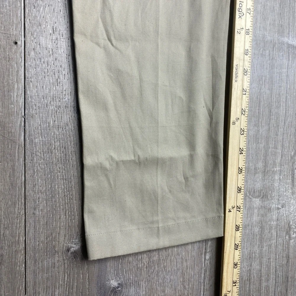 Peter Manning Pants Mens 31W 29L Tan Khaki Chino Cotton Twill Trousers‎